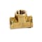 Homeplus+ ATC 3/8 in. FPT X 3/8 in. D FPT Brass Tee 6JC120910711033 - alternate 2